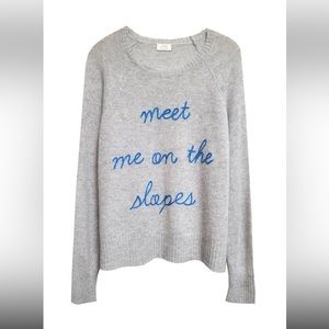 Golden Suns Meet me on the slopes sweater